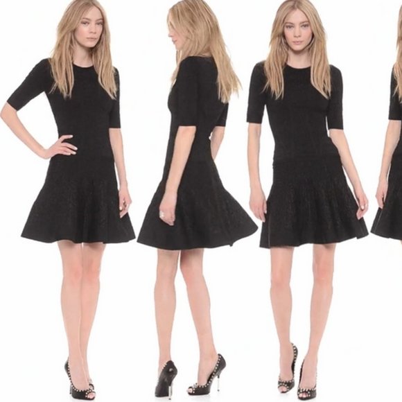 Black Herve Leger Dress - Picture 1 of 6